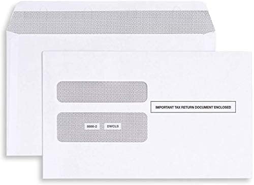 2024 W-2 Forms, 6-Part, 25 Employees, QuickBooks Compatible, Includes 25 Envelopes