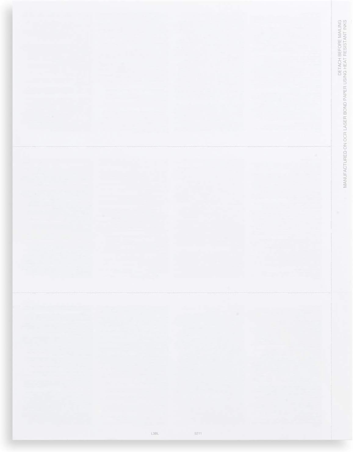 2024 Blank W-2 3-Up Tax Forms, 25 Sets, Includes 25 Sheets & Self-Seal Envelopes