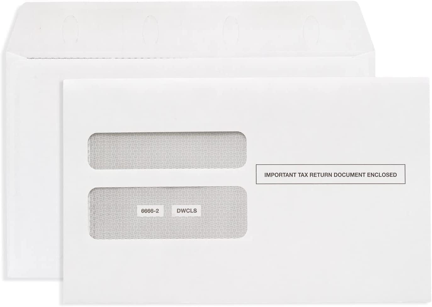 2024 W-2 Tax Forms, 4-Part Kit for 10 Employees, with 10 Envelopes