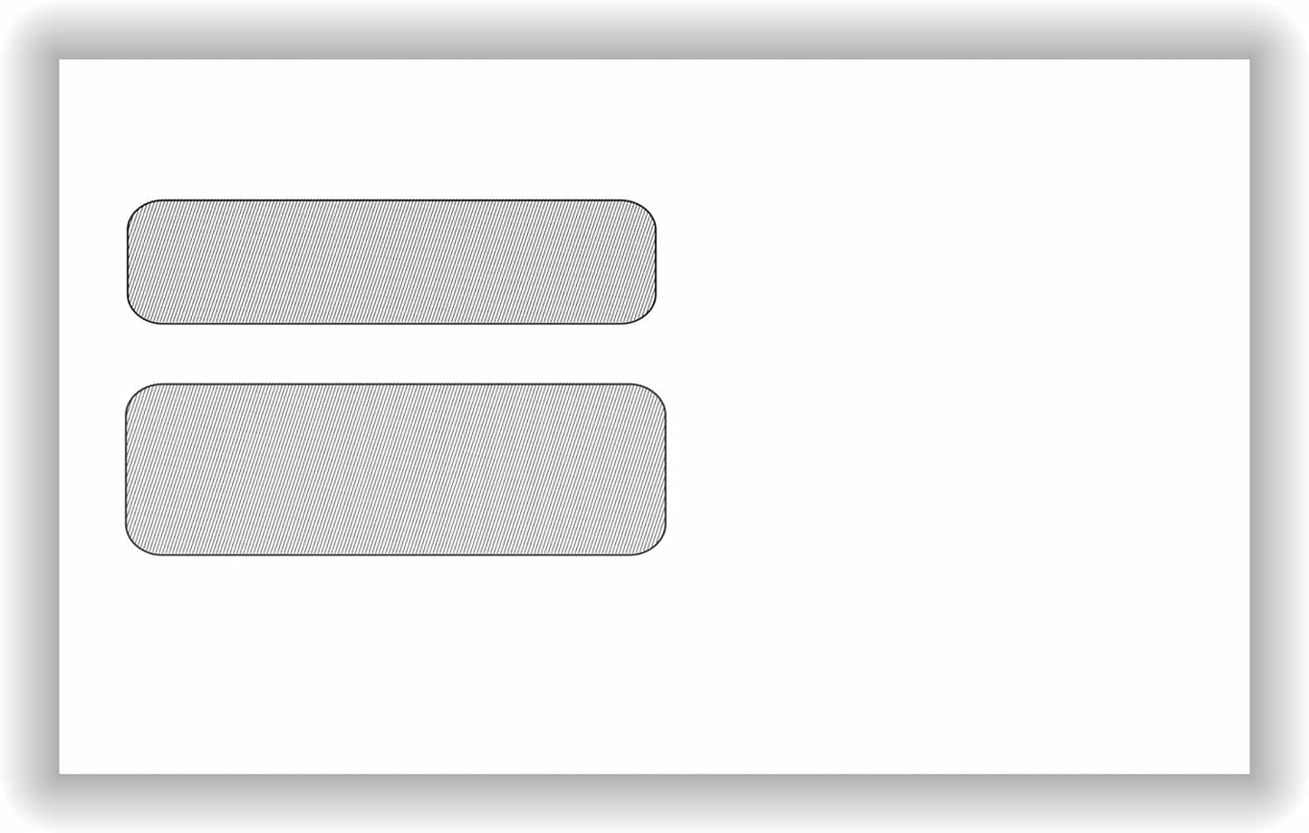 50 W2 Envelopes, Double Window Security, 5 5/8" x 9