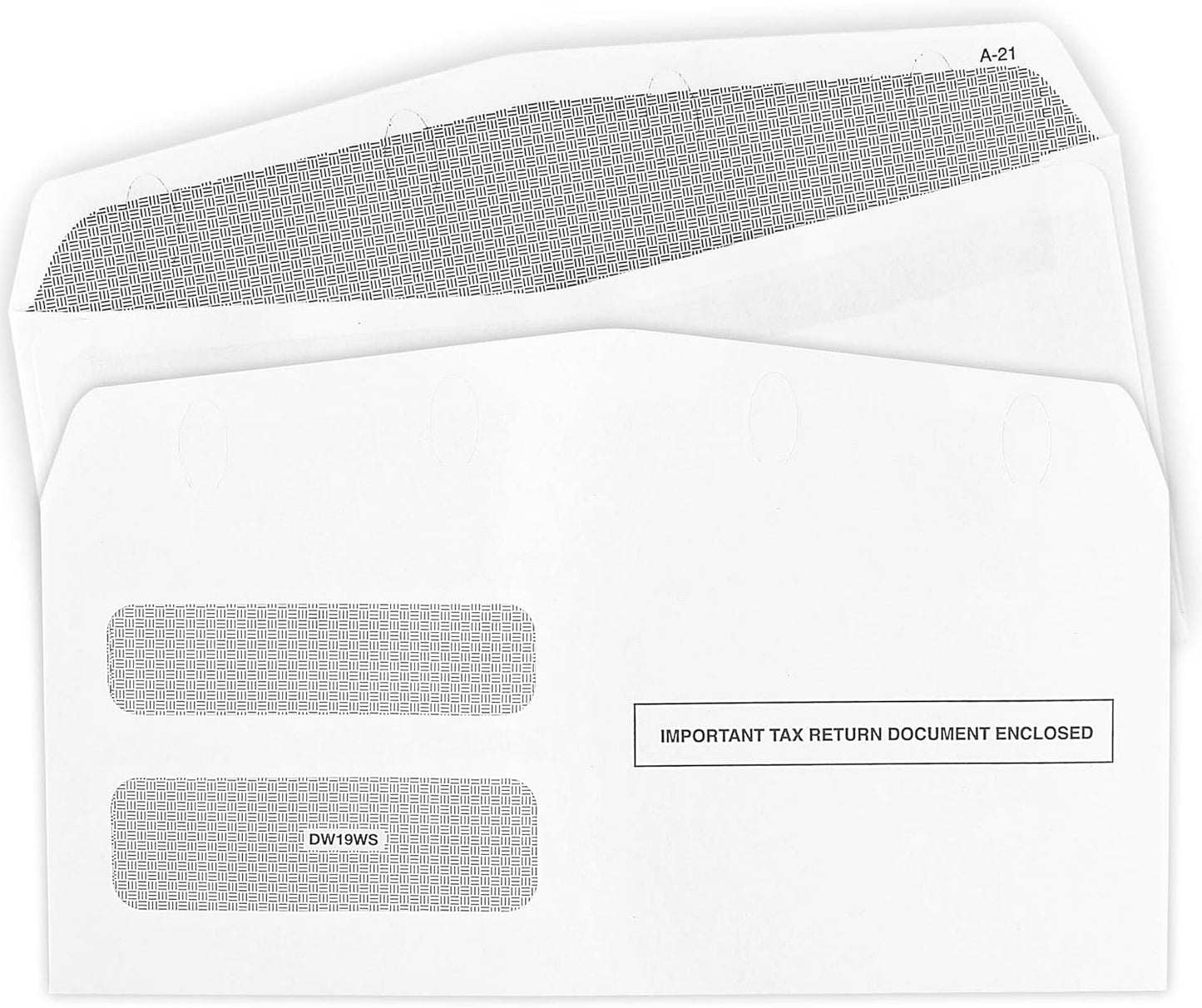 2024 1099-NEC Forms, 4 Part, 15 Pack with Envelopes