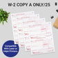 W-2 COPY A ONLY/25