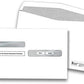 W2 Tax Envelopes, For 4-Up Style W-2 Tax Forms, 25 pack Security Double Window W2 Envelopes