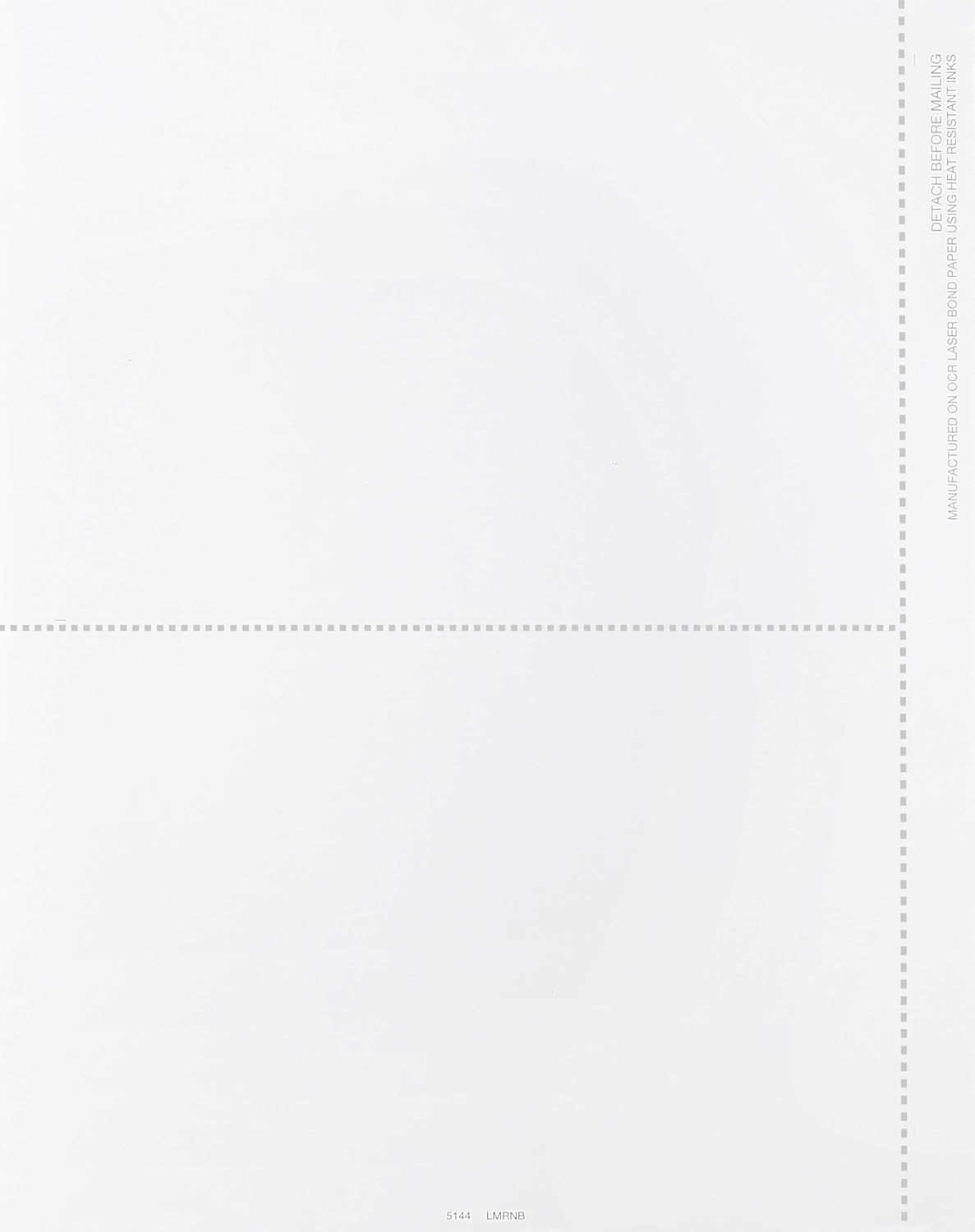 1099 Misc Tax 2-Up Blank Laser Form - for 1099-MISC and 1099-R Forms, 2022