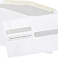 W-2 Envelopes, 4-Up Style, Security Double Window, Pack of 25.