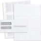 W-2 Tax Envelopes for 3-Up Horizontal, with the side stub removed, 25 Pack of Double Window Self-Seal Security Envelope, with the Side Stub Removed, Pack of 25 Envelopes