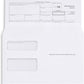 50 Self-Seal Tax Envelopes, Double-Window, 5 5/8" x 9", for 1099 Forms.