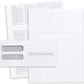 W2 Tax Envelopes for 3-Up Horizontal, Double Window Gum-Seal Security Envelope, W-2 with the Side Stub RemovedTax Forms Pack of 25 Envelopes