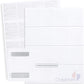 W-2 Forms 2024 Designed for Quick Books Online 100 Employee Kit of 4-Up Horizontal Blank Laser Tax Forms, with Back Instructions, 100 Self Seal Envelopes Included