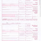 2024 1099-MISC Forms, 4-Part, 10 Pack with Envelopes