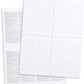 W-2 4-Up Blank Laser Tax Forms Set with Self-Seal Envelopes, for 50 Employees, 2021, with Back Instructions