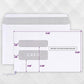 25 W2 Envelopes for 2-Up Laser Tax Forms, 5 5/8" x 9