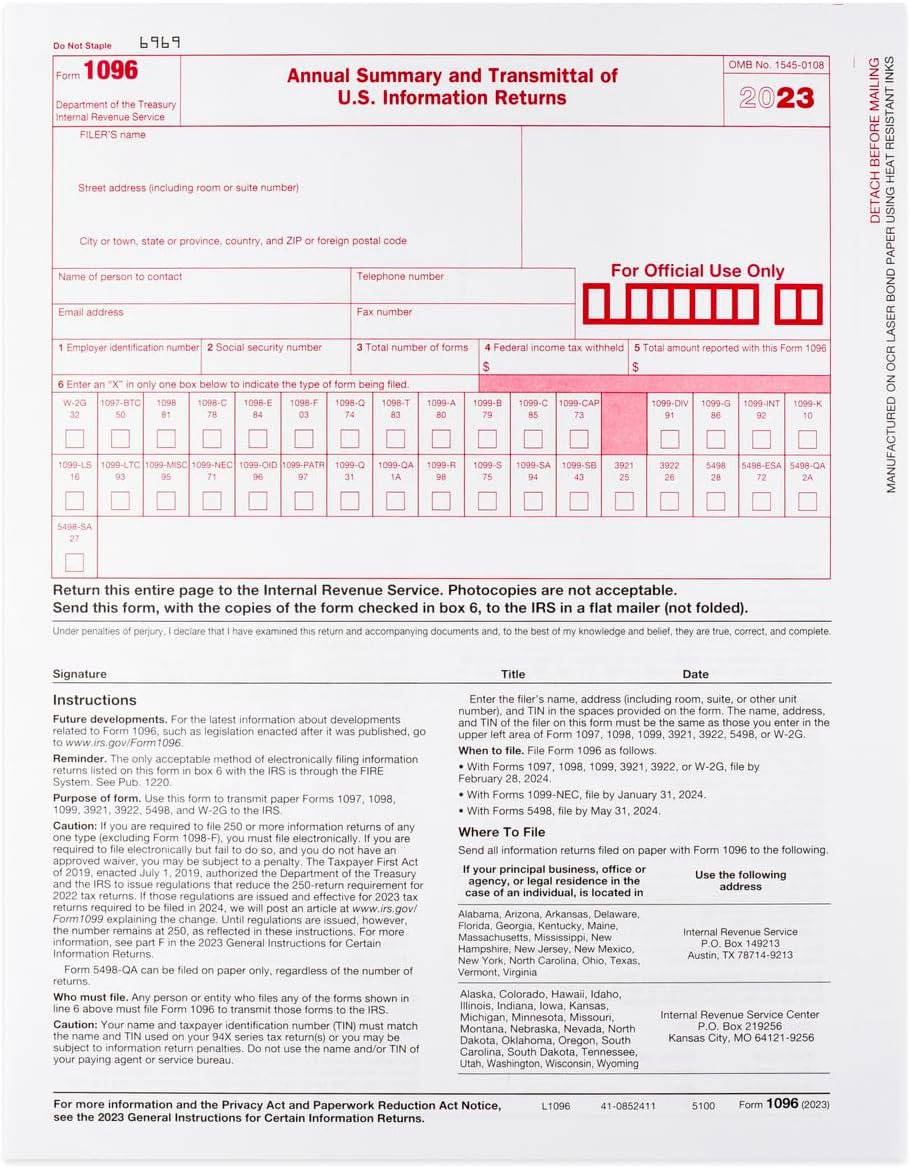 1099 Misc Tax Forms 2024 Complete 3-Part Laser - Kit for 25 Vendors, and 25 Self-Seal Envelopes Good for QB and Accounting Software,1099 Misc 2024