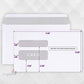 30 Envelopes For W-2, Double Window Self- Seal Security Envelopes, for W-2, Tax Envelope For W-2 Tax Forms Pack of 30