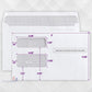 50 1099 Tax envelopes, Designed for 1099 Misc, 1099-R & DIV and INT Laser Forms, 5 5/8 Inch x 9 Inch, Gummed Flap, 50 Envelopes