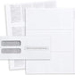 100 W-2 Tax Envelopes For 3-Up Horizontal W-2 with the Side Stub Removed Tax Forms, Double Window Self-Seal Security Envelope, Pack of 100 Envelopes