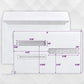 50 W-2 Envelopes, Double Window Self-Seal Security for 4-Up Style W-2 Forms, Pack of 50.