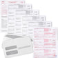 1099 NEC Tax Forms 2024, 50 4 Part Tax Forms Kit, 50 Self Seal Envelopes, US Government Forms - Compatible with QuickBooks and Accounting Software, Made in The USA 50 Pack