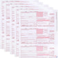 1099 NEC Copy A Income Forms, Federal Approved Lazer Tax Forms, Pack for 100 Sheets (300 Recipients) 2024