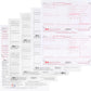 2024 W-2 Tax Forms, 4-Part, 25 Employees, QuickBooks Compatible