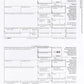 1099-R (distributions) Laser Set 4-Part, Pack for 25, Federal and State Copies (2 Forms on a Sheet) 2024