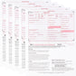 W-3 Tax Transmittal Form 2024 Pack of 10 Laser Forms Summary for Transmittal of Wage and Tax Statements, W3 IRS Approved,W-3 Forms Designed for QuickBooks and Accounting Software W-3 2024