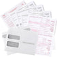 2024 1099-MISC & 1096 Forms, 3-Part Set for 10 Vendors with Envelopes