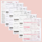 1099 MISC 5 PART FORMS KIT FOR 25 RECIPIENTS [NO ENVELOPES]