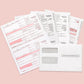 1099 MISC 3 PART FORMS KIT WITH ENVELOPES FOR 25